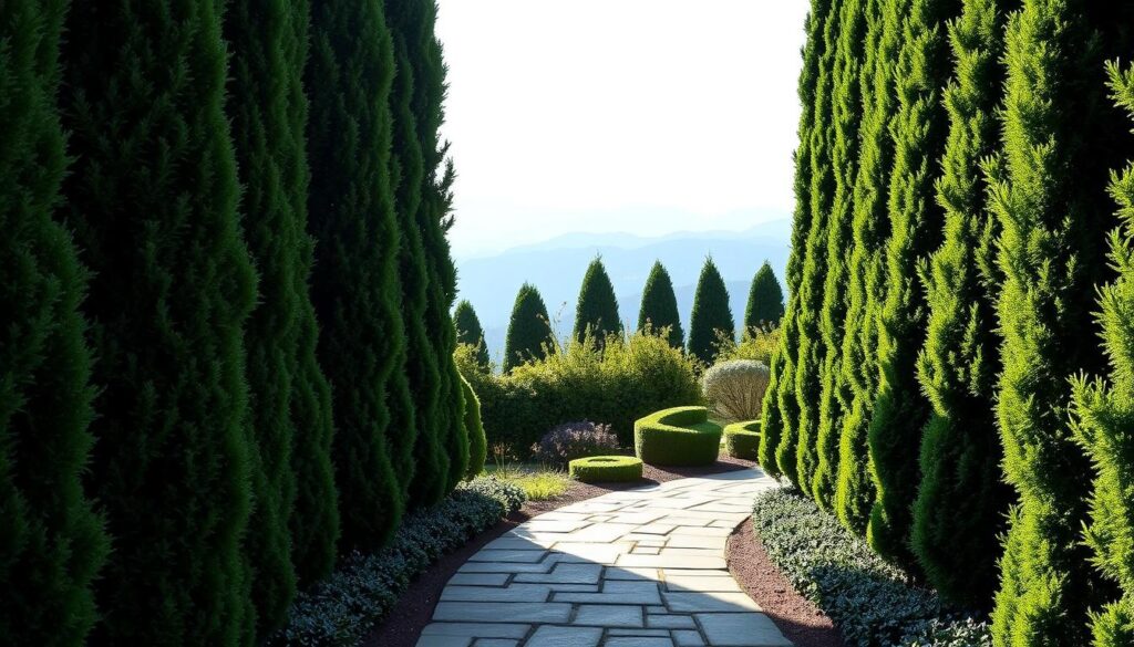 Columnar Evergreens Garden Design Columnar Evergreens Garden Design