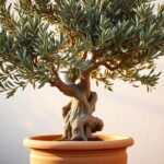 Potted Olive Tree