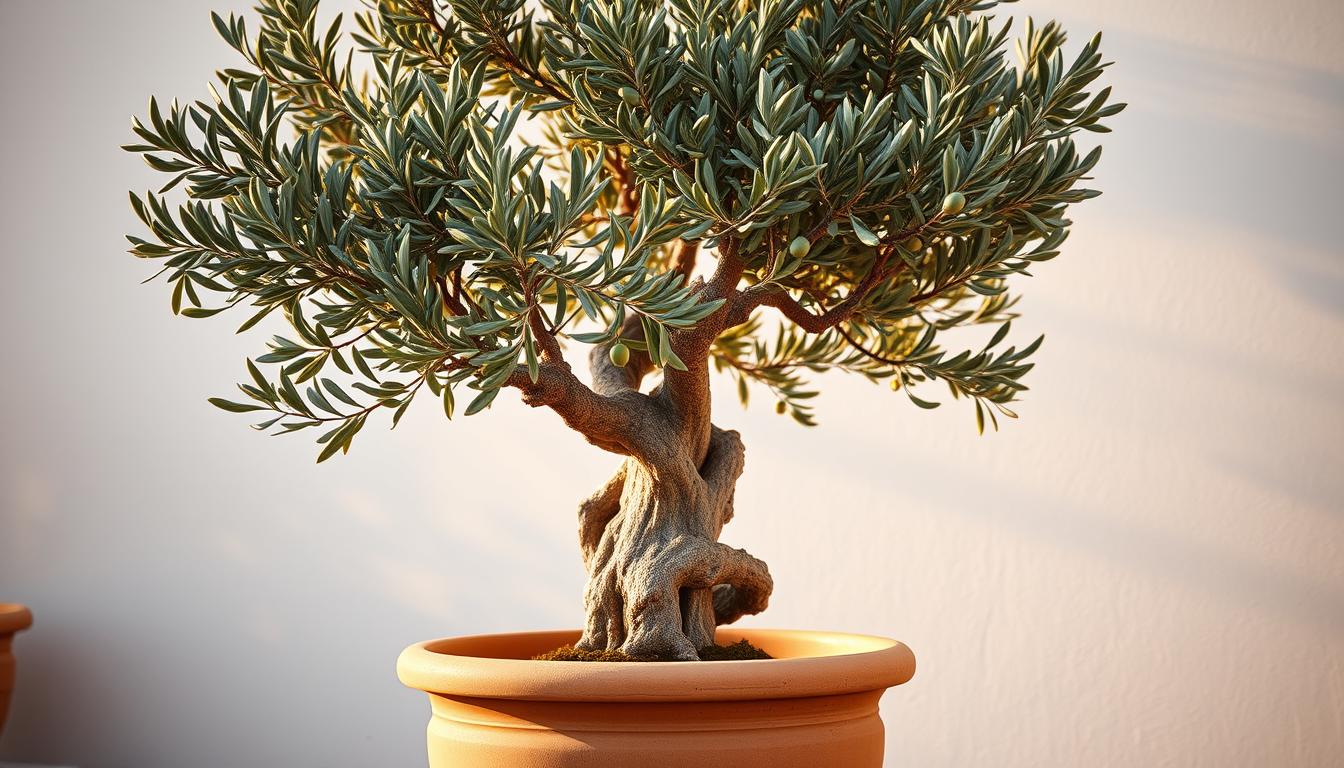 Potted Olive Tree