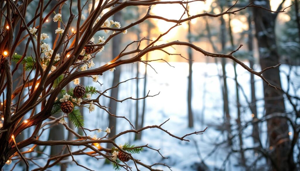 Seasonal Rustic Branch Decorations