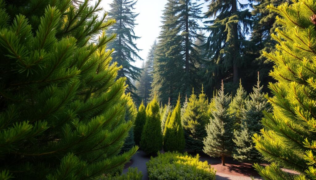 tall skinny evergreen