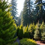 tall skinny evergreen