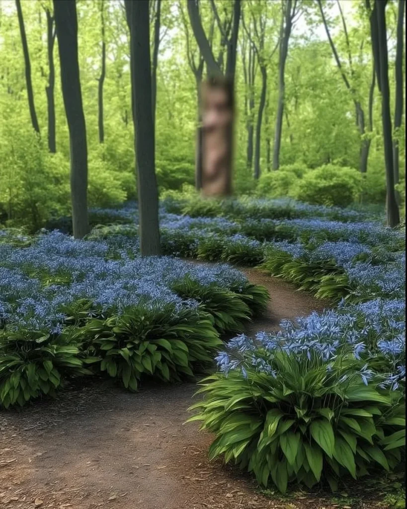 Variety of shade plants suitable for gardens in Zone 5.