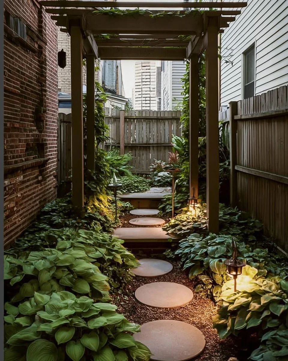 Budget-friendly landscape ideas for a family home side yard.