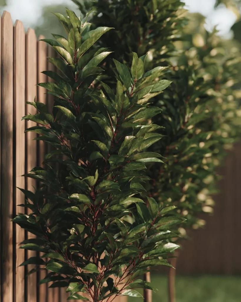 Fast growing shrubs for privacy hedges in a DIY garden