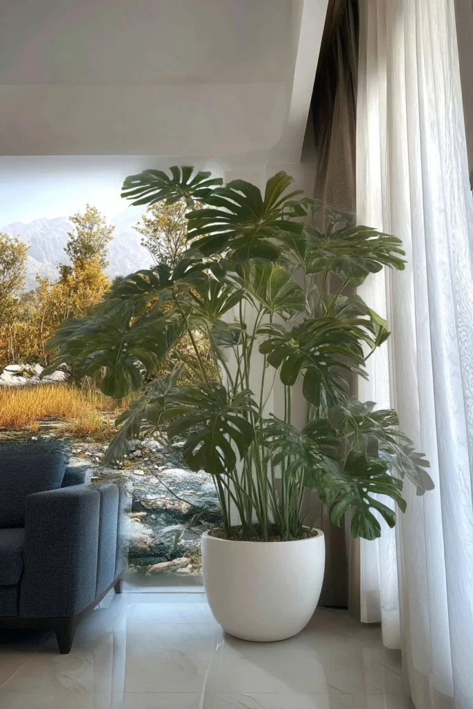 Calm and easy-care indoor plants for a peaceful home environment.