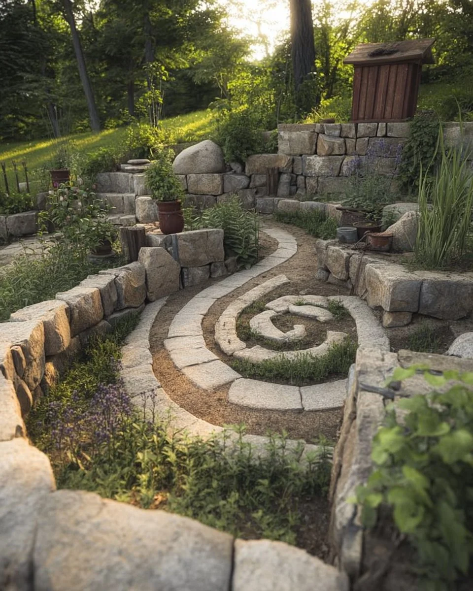 Inspiring rustic garden ideas featuring natural elements and creative designs.