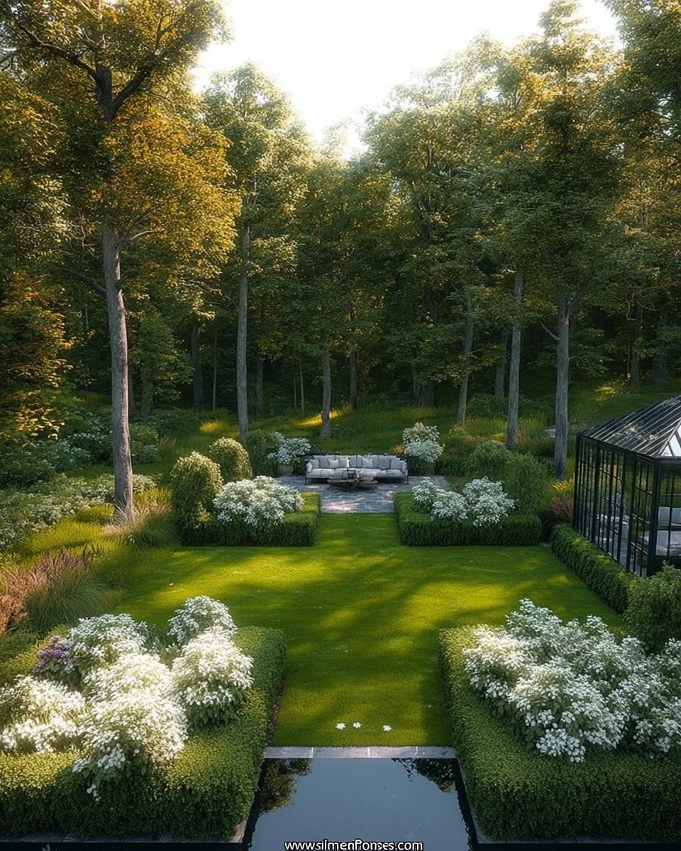Beautiful square landscape designs showcasing innovative outdoor spaces