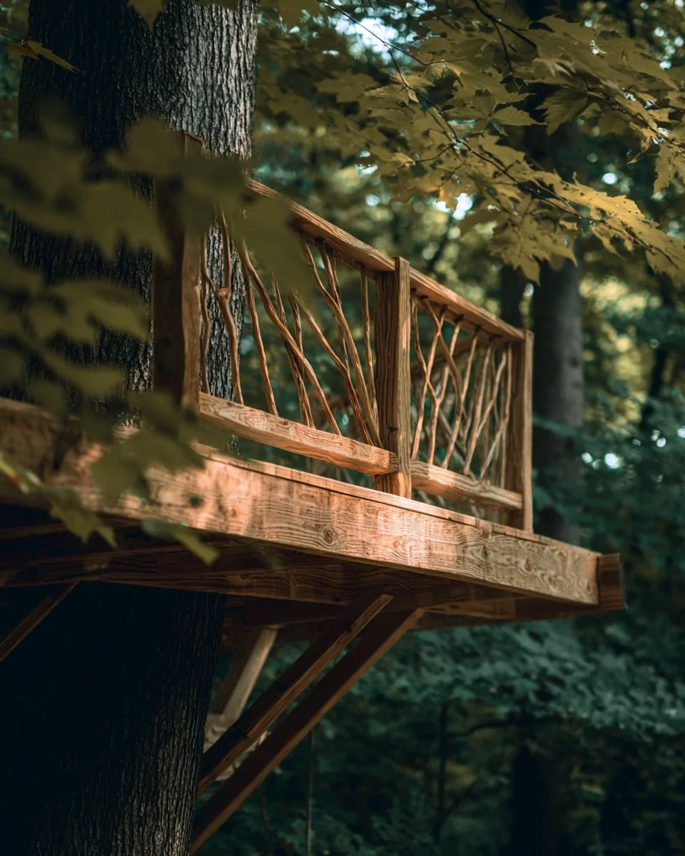 Creative treehouse ideas for kids, featuring simple and complex designs.