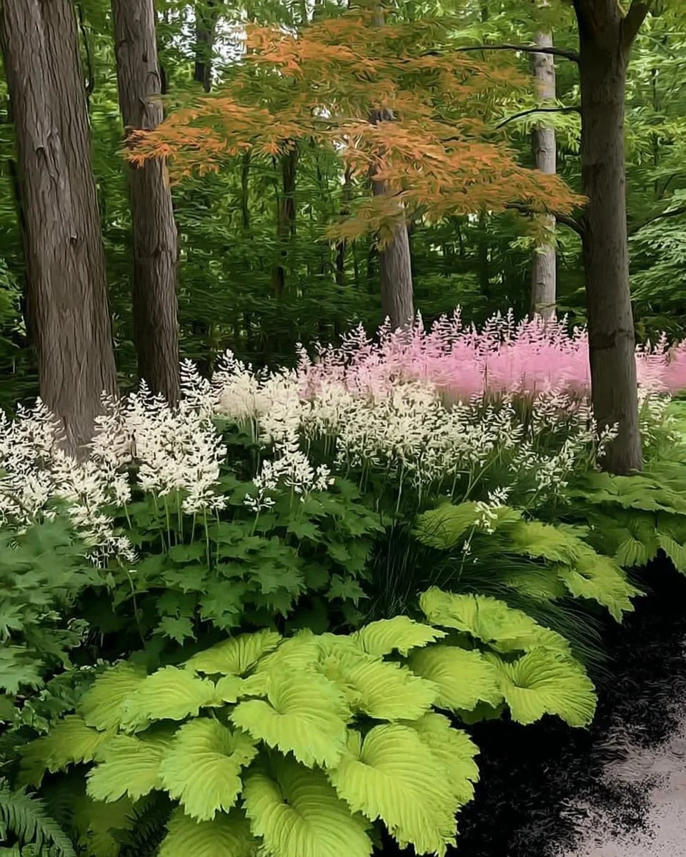 Beautiful perennials that flourish in shaded garden areas