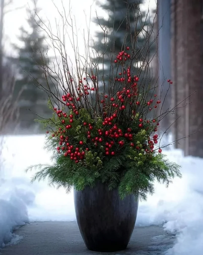 Beautiful winter planter ideas for enhancing outdoor spaces with seasonal plants