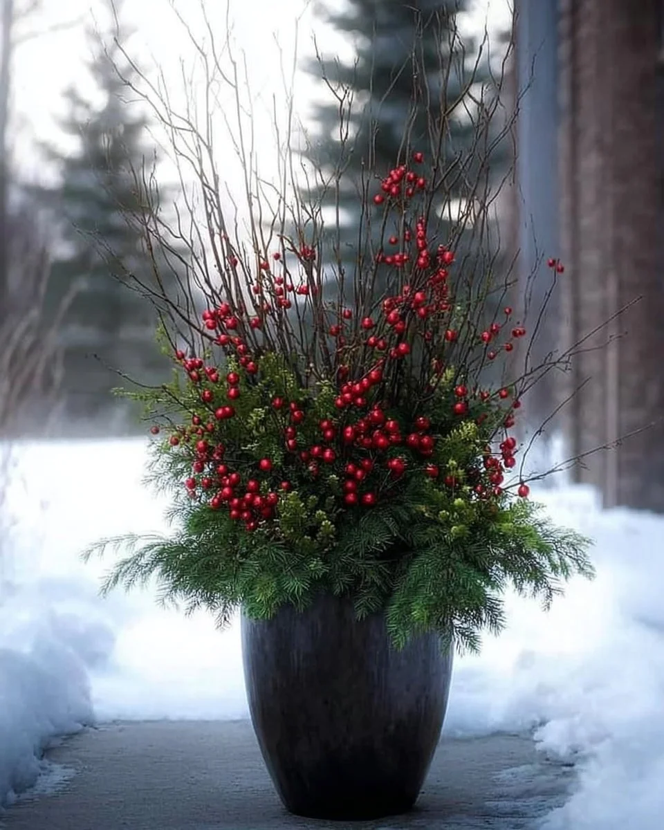 Beautiful winter planter ideas for enhancing outdoor spaces with seasonal plants