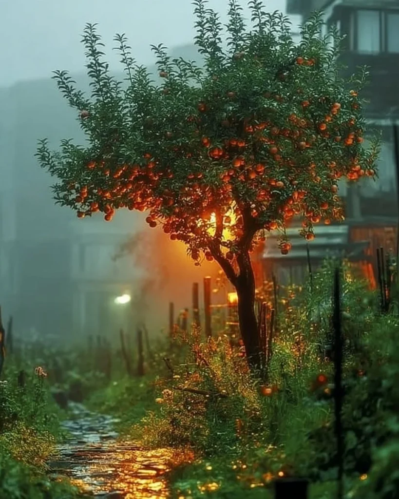 A selection of high-yield dwarf trees suitable for small gardens and spaces.