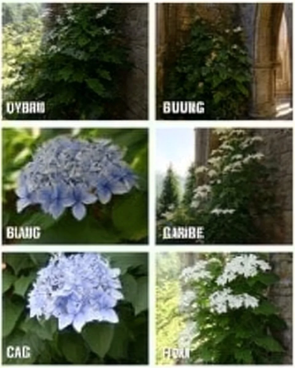 Hydrangeas blooming beautifully in a garden