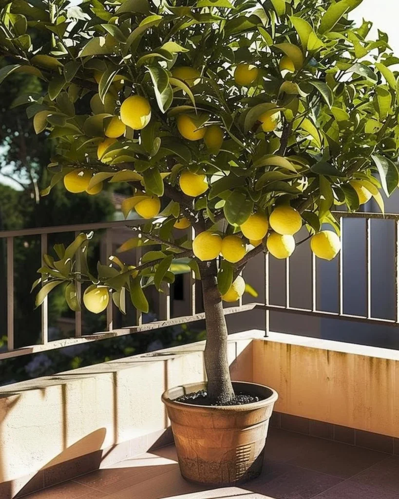 Growing a lemon tree in a pot with detailed care tips and techniques.