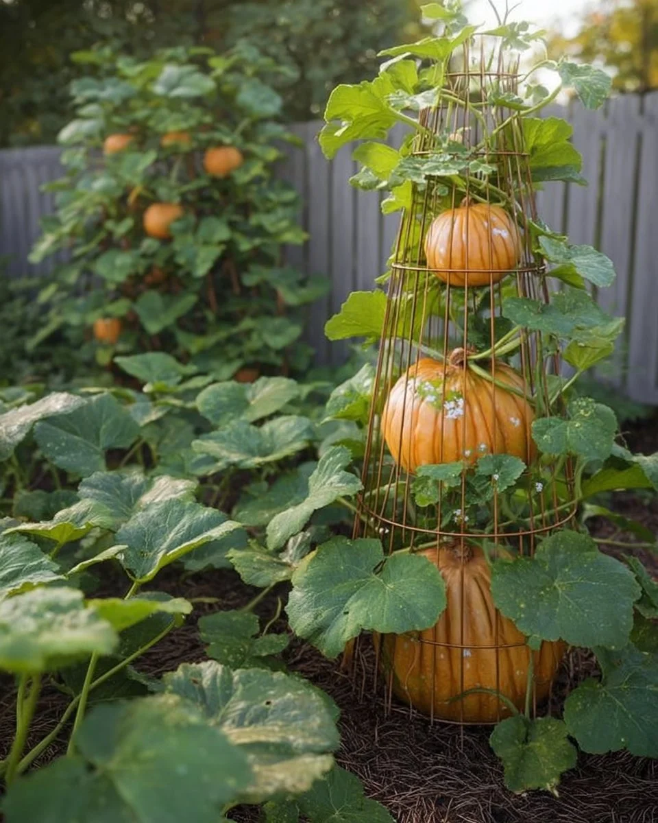 Growing pumpkins in small spaces with innovative gardening techniques