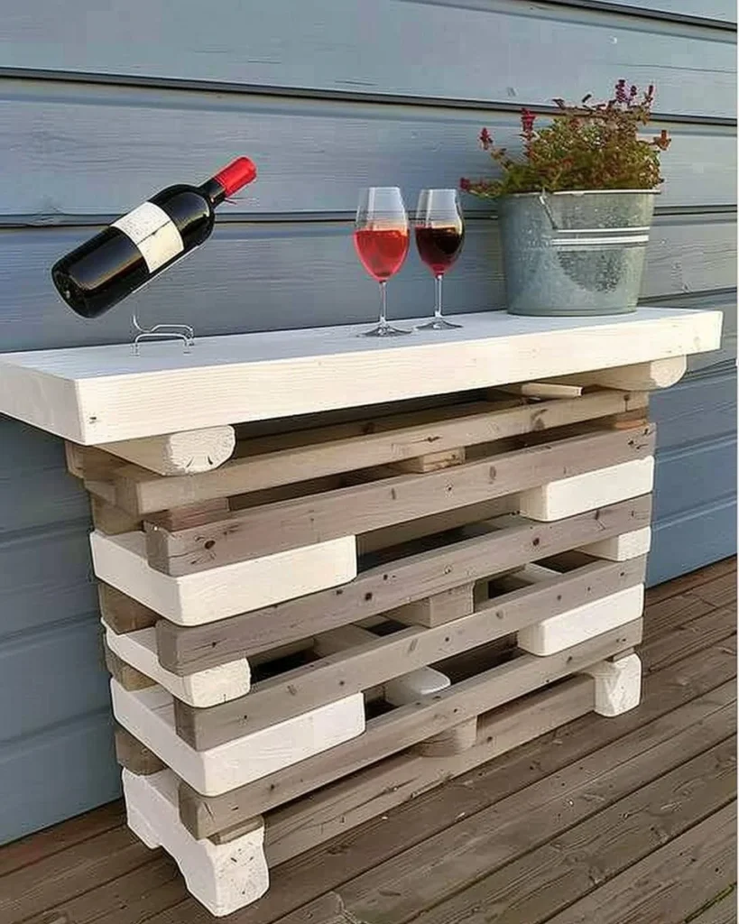 Repurposed pallet wood projects for garden enhancement