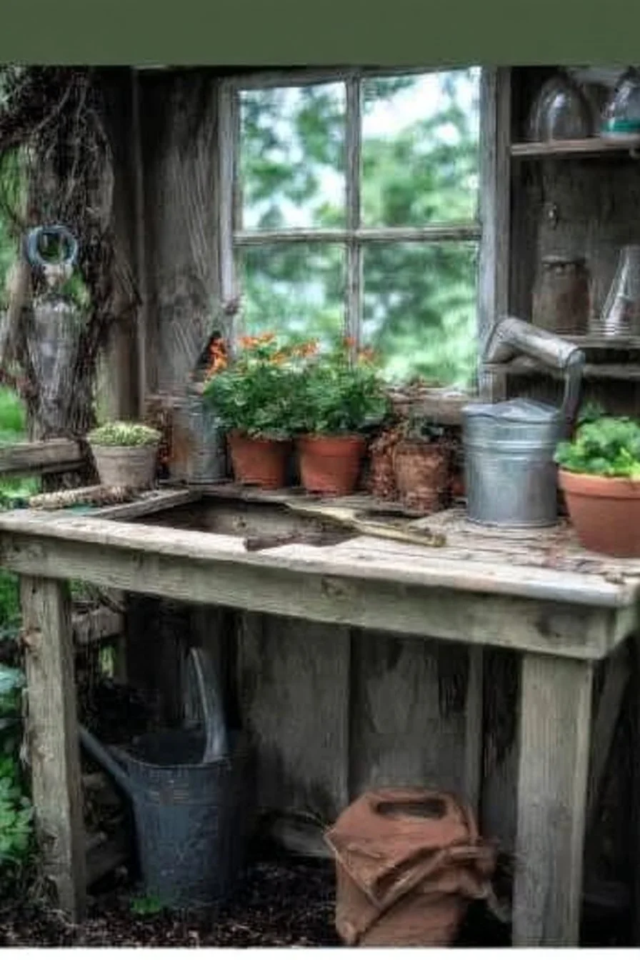 14 Creative and Functional Potting Bench Ideas
