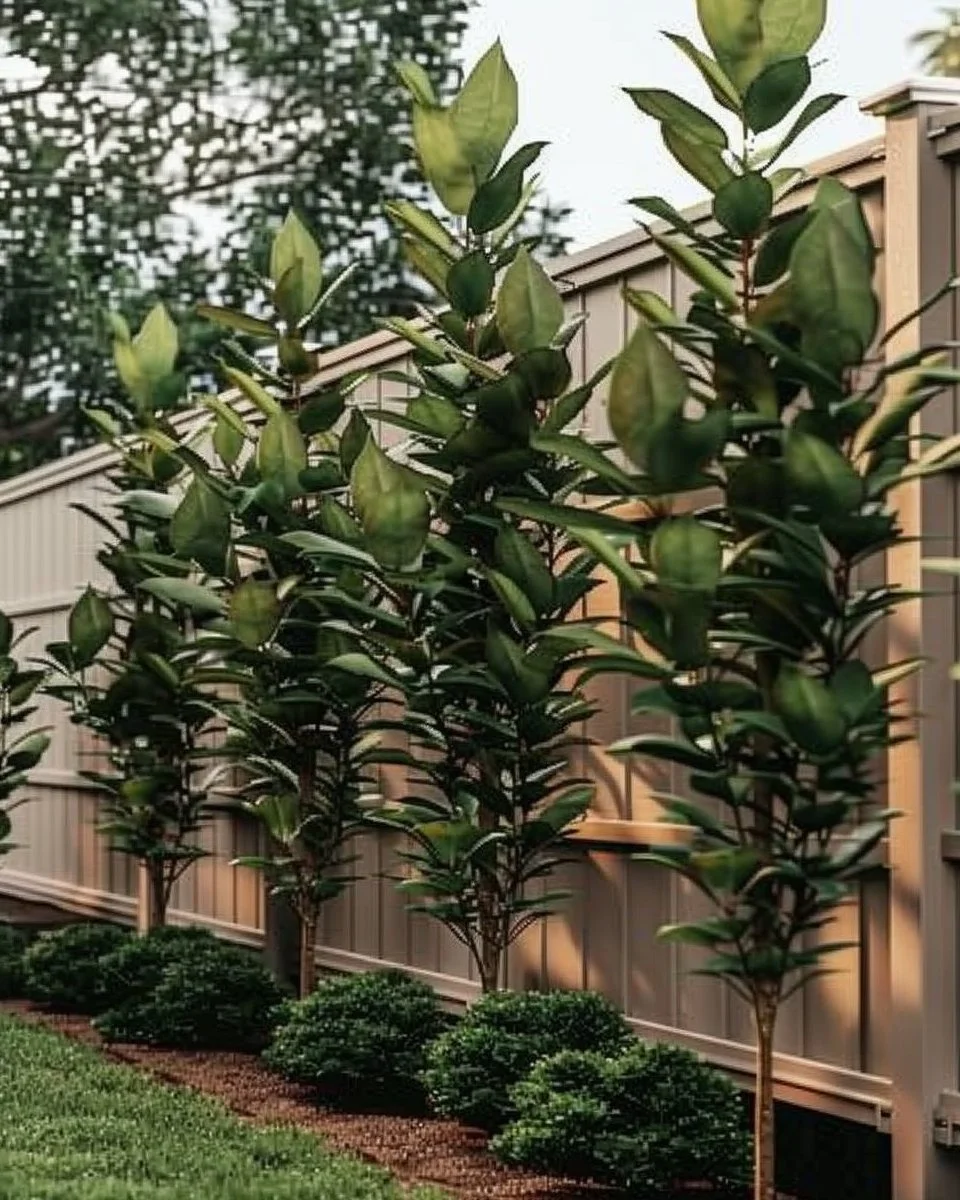 15 fastest growing shrubs for privacy hedges in a DIY garden setup.