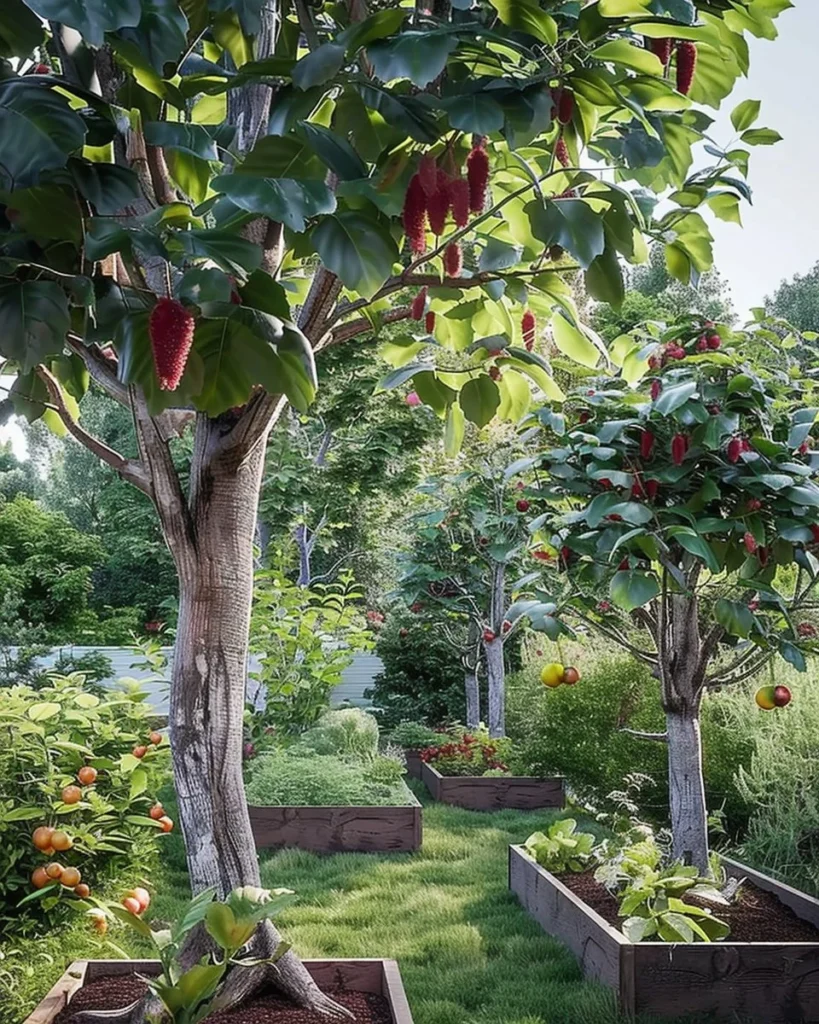 Fastest growing fruit trees that produce fruit quickly in various gardens.