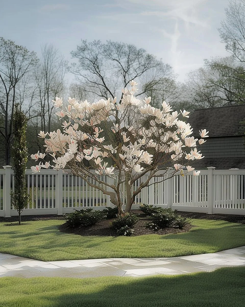 Beautiful small trees suited for front yards with non-invasive roots.