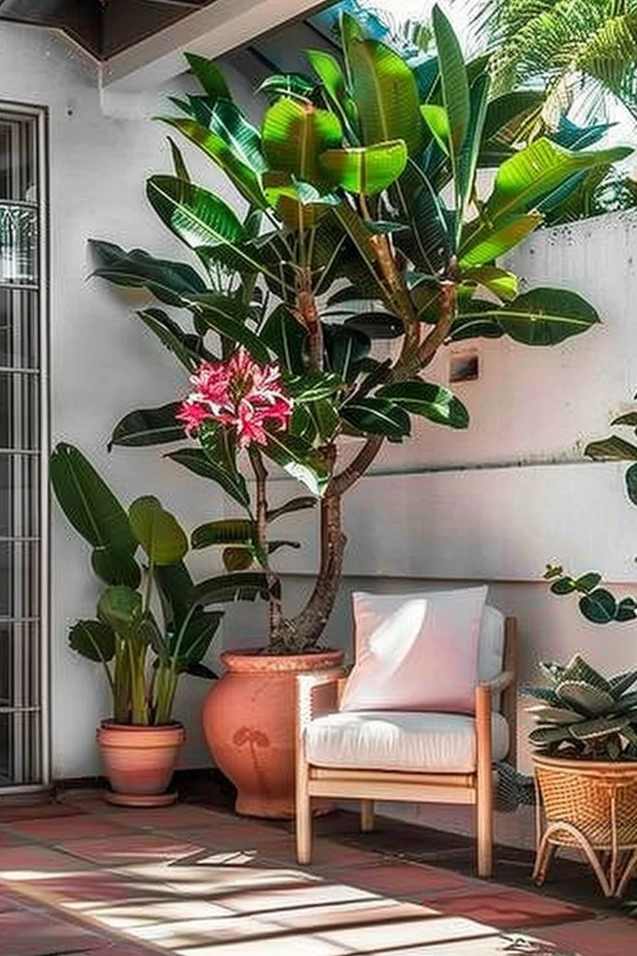 6 Plumeria Landscaping Ideas to Add Tropical Charm to Your Florida Garden - Jusifying Fun | Gymnastics | Toys | backyard play |