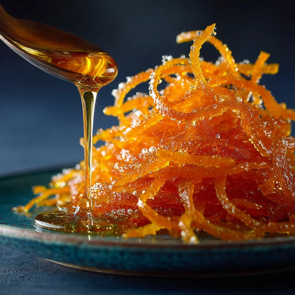 Candied Orange Peel in Syrup | Love and Olive Oil | Candied orange peel, Candied orange peel recipe, Orange simple syrup