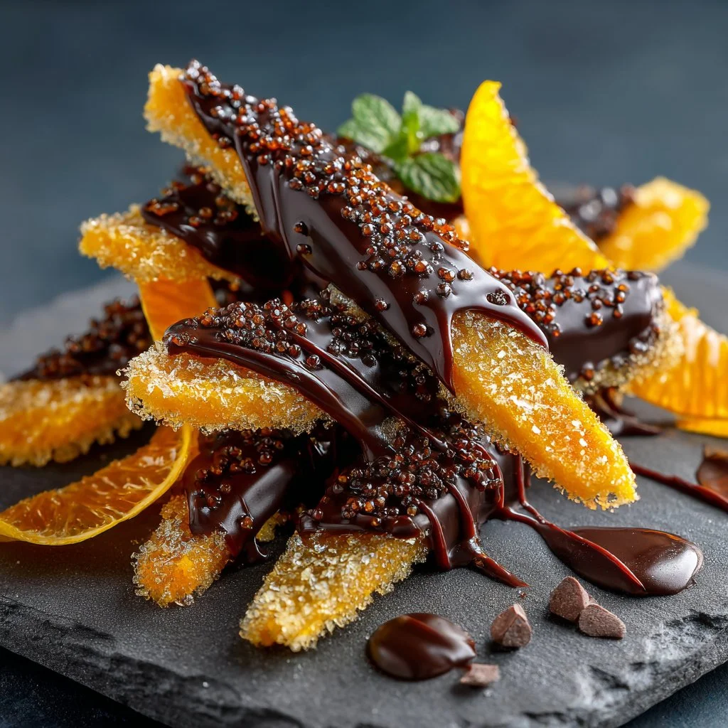 Chocolate Covered Candied Orange Peels
