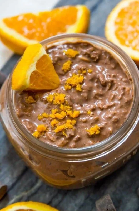Chocolate Orange Overnight Oats
