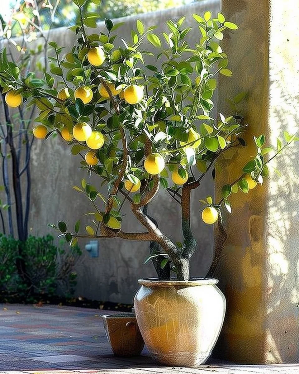 Container Gardening How to grow lemon tree in pot | White On Rice Coupl
