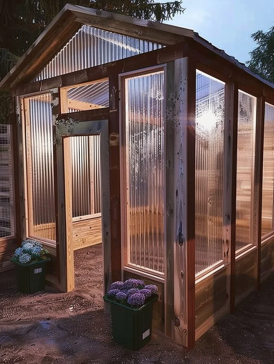 DIY Lean-to Greenhouse