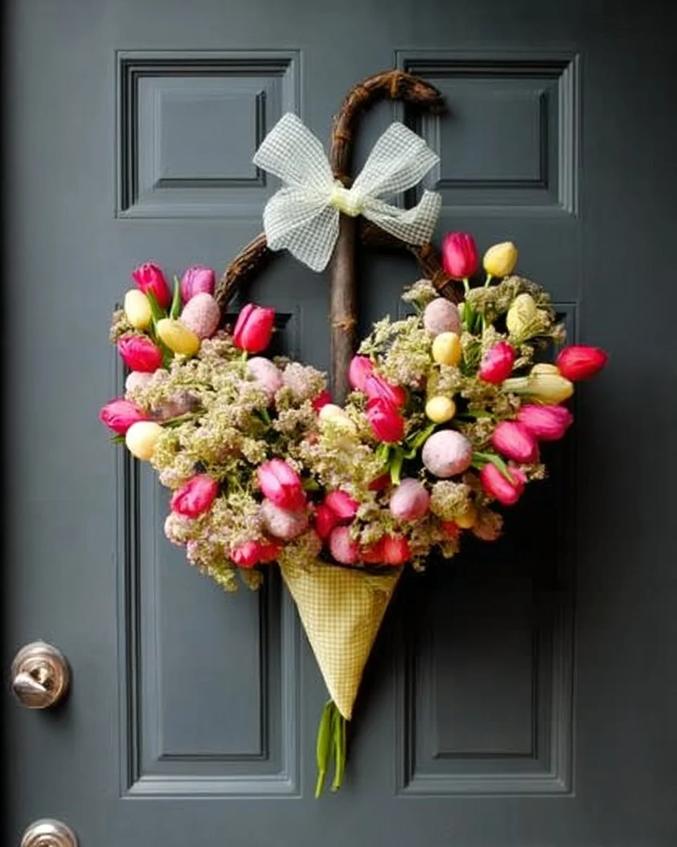 DIY Unique Spring Wreaths - Serendipity And Spice