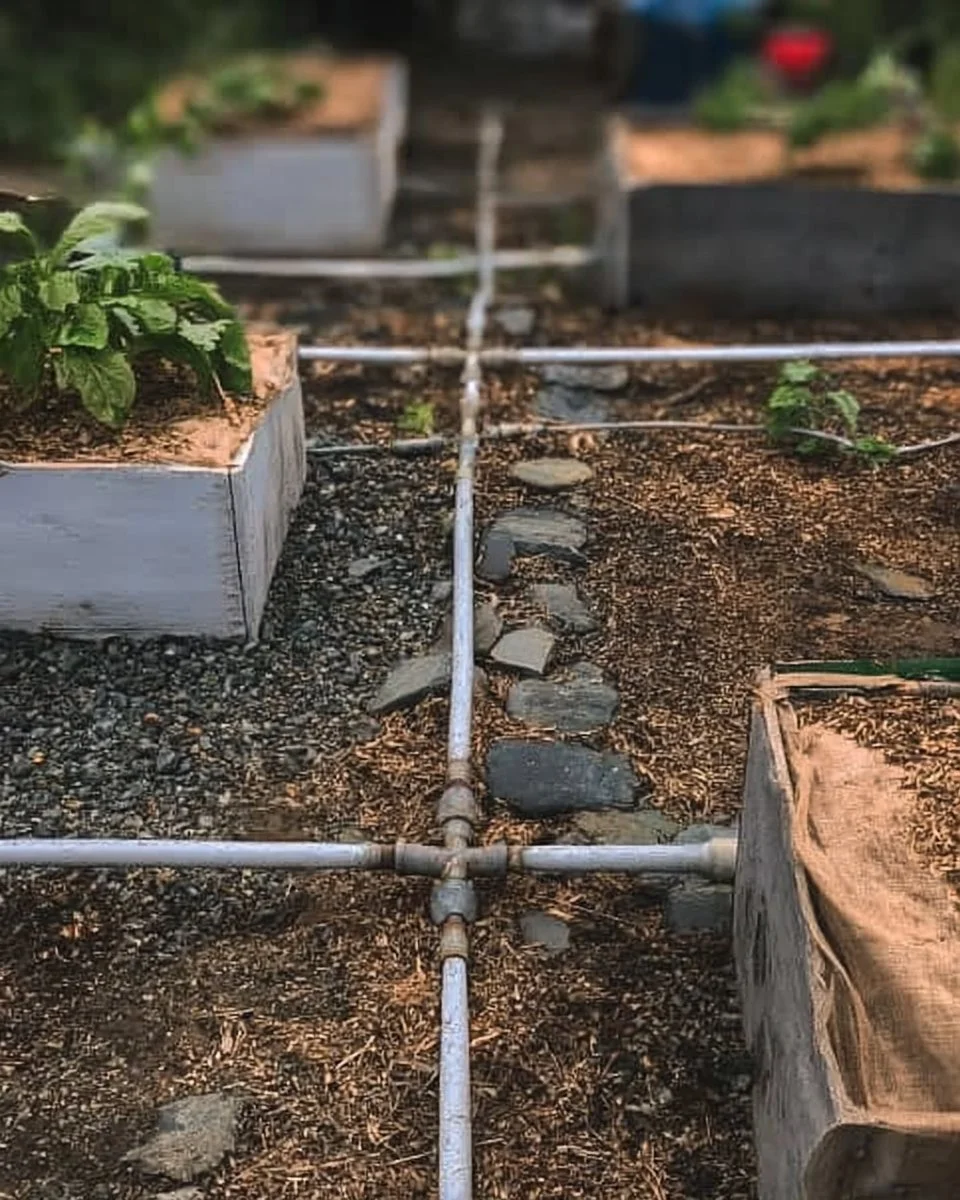 DIY watering system for gardens with step-by-step instructions