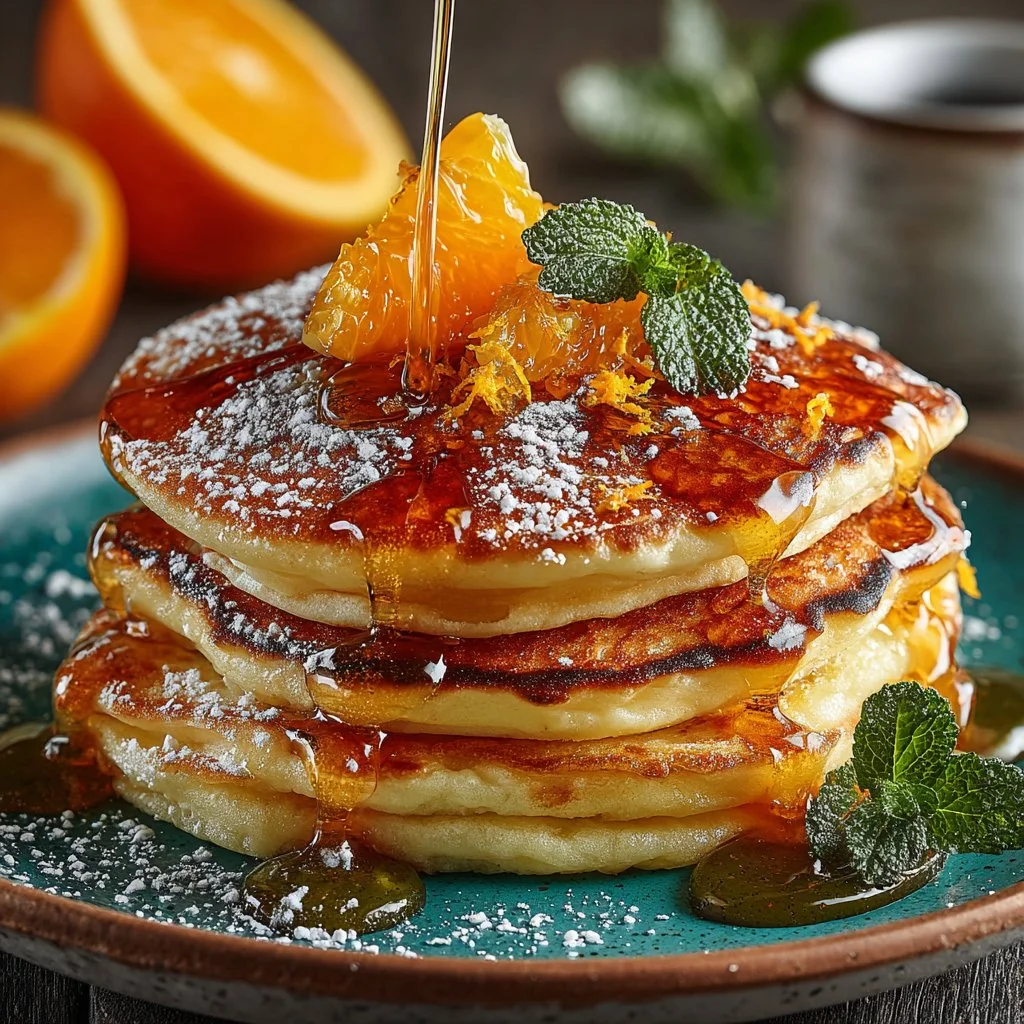 Easy Orange Pancakes