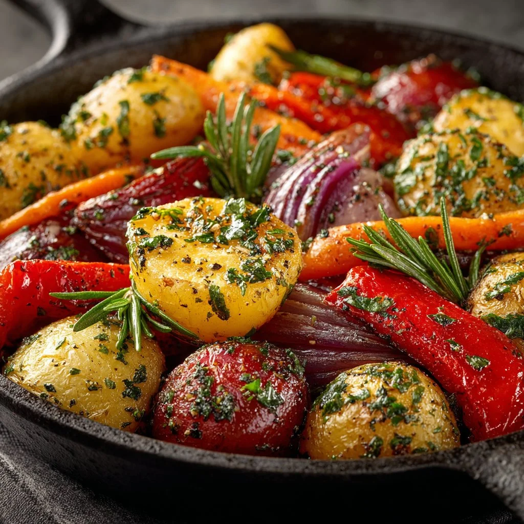 Garlic Herb Roasted Veggies