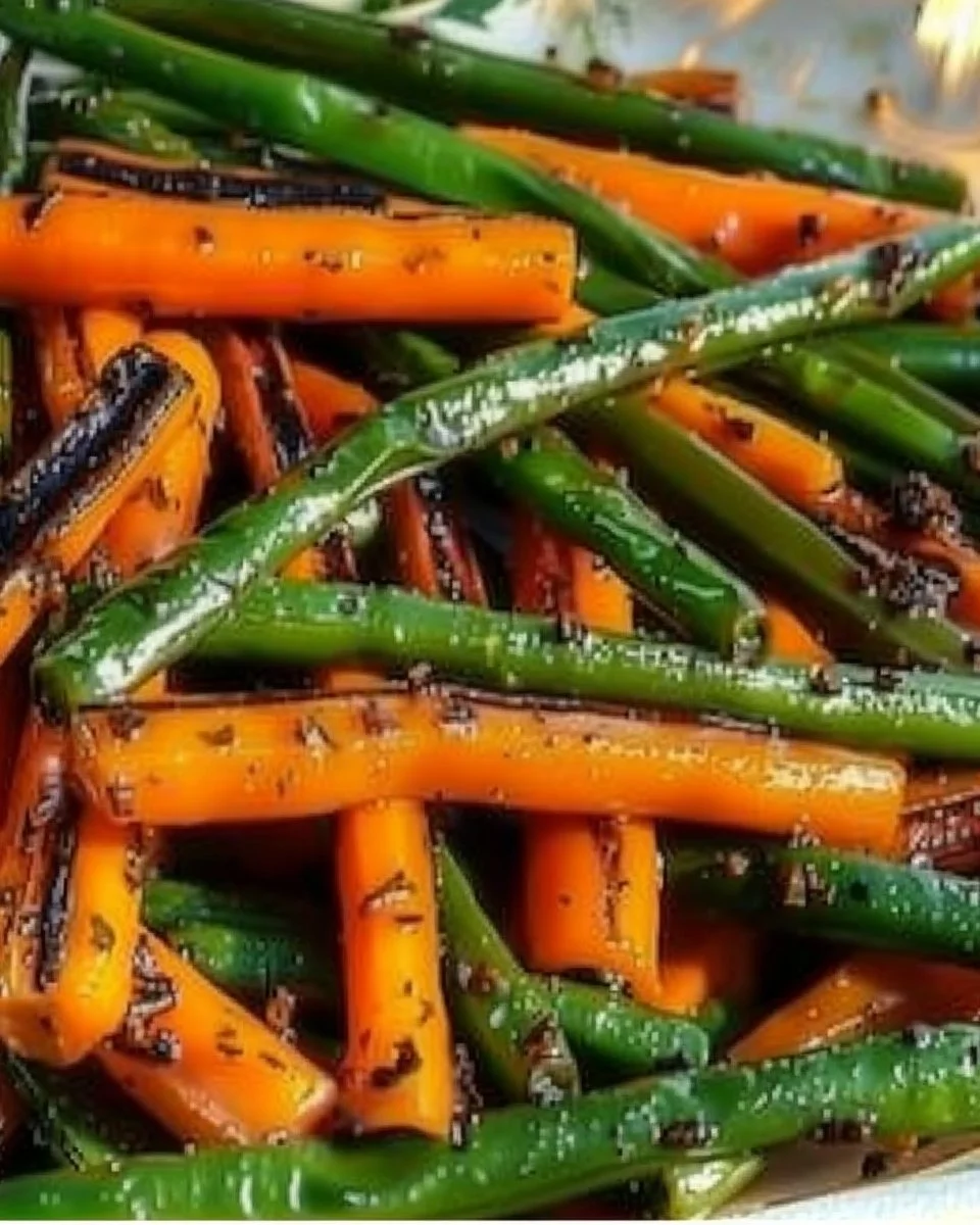 Honey Glazed Carrots & Green Beans: Quick, Flavorful Delight