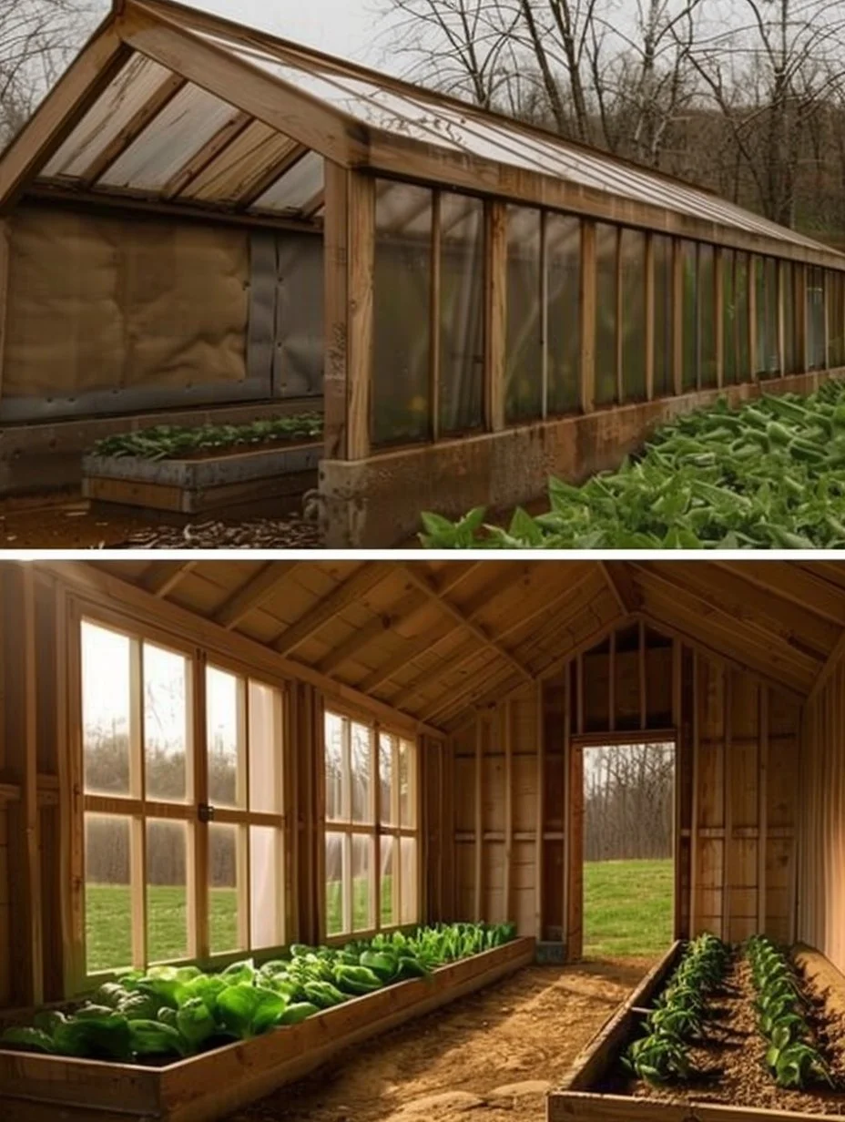 DIY underground greenhouse design for sustainable year-round gardening