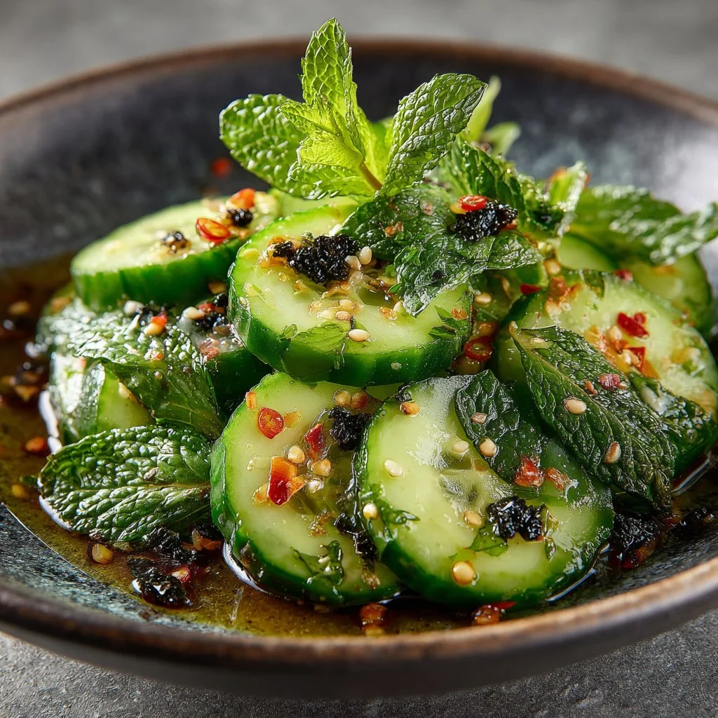 Juicy Cucumber and Mint Salad
