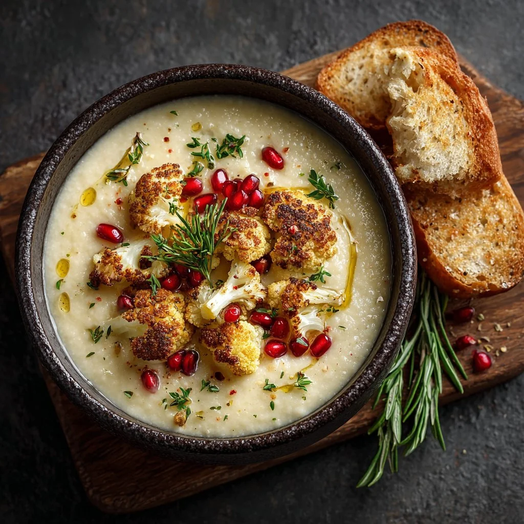 Mediterranean Cauliflower Soup Recipe 