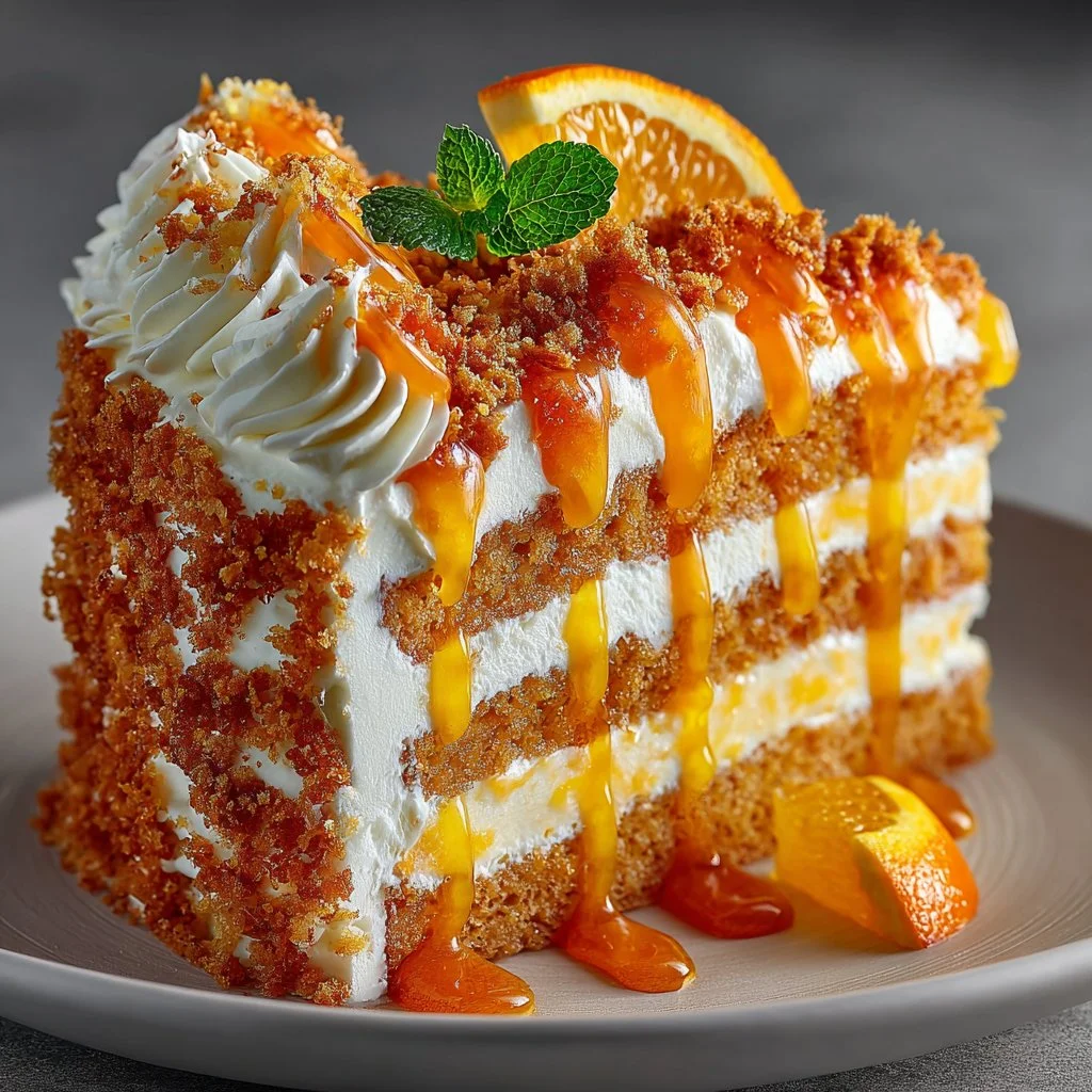 Orange Creamsicle Cake
