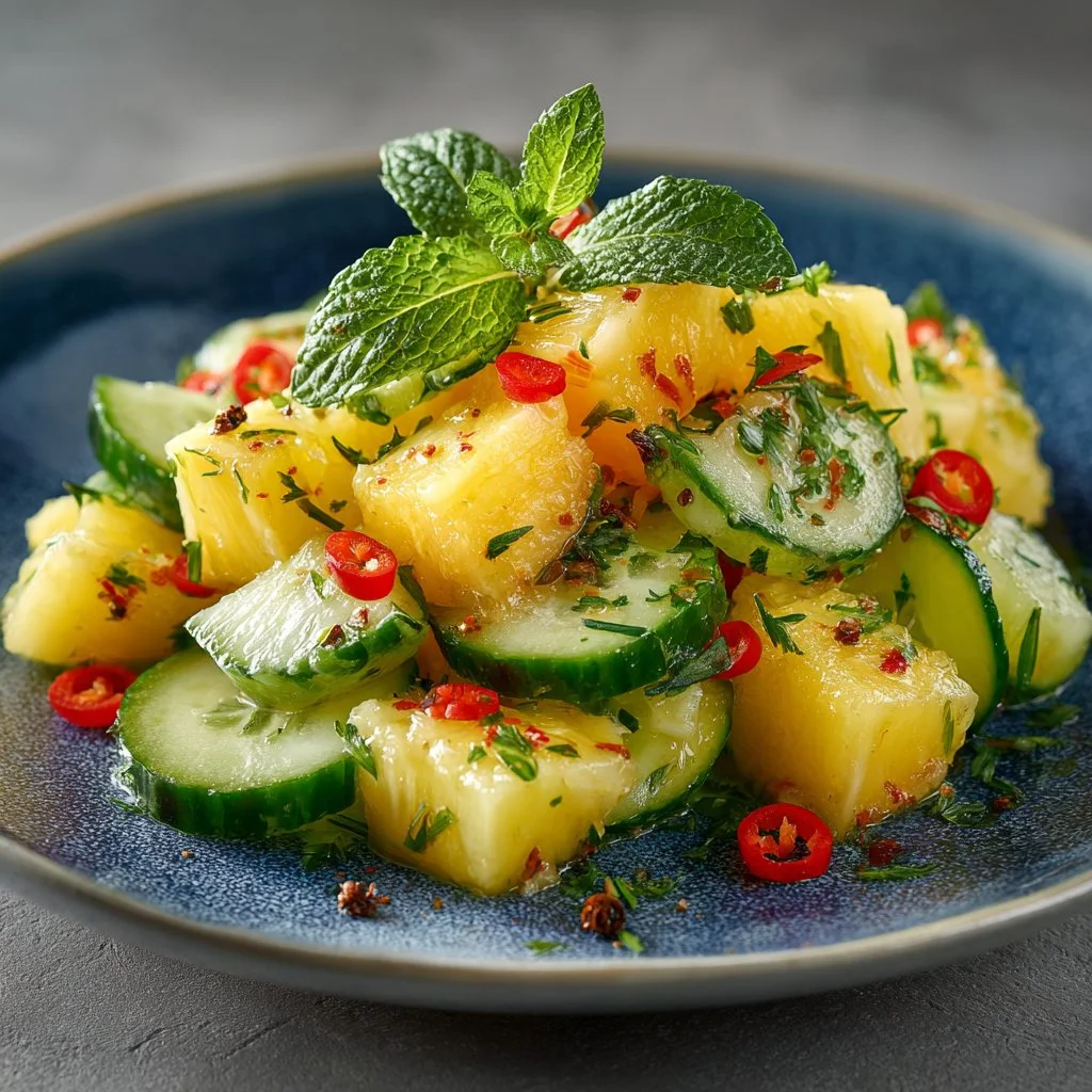 Pineapple Cucumber Salad