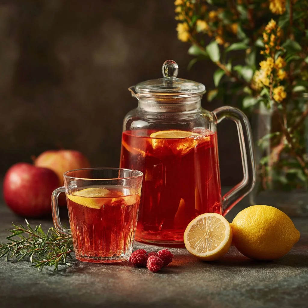 Rose, Citrus, Berry and Apple Homemade Tea