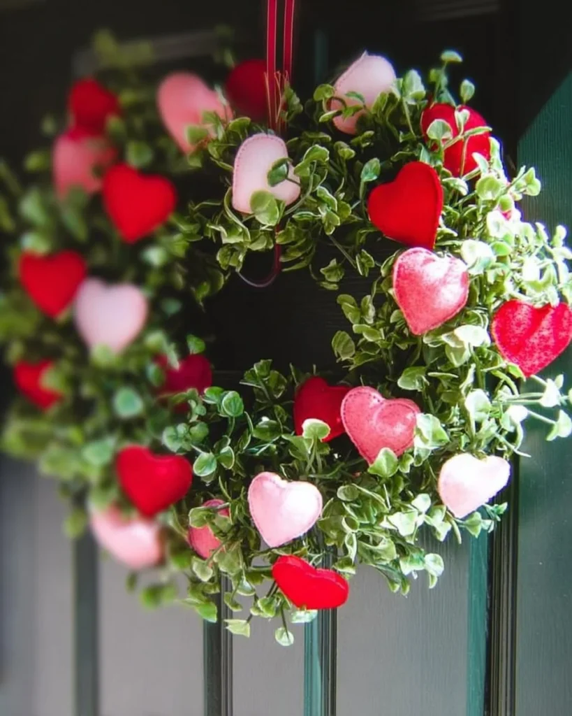 Beautiful Dollar Store Valentine's Day Crafts displayed creatively