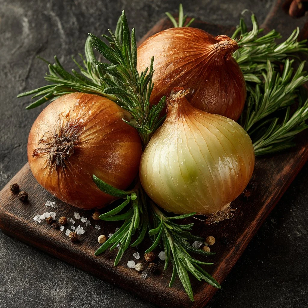 A basket of fresh Tennessee Onions, showcasing their vibrant colors and texture.