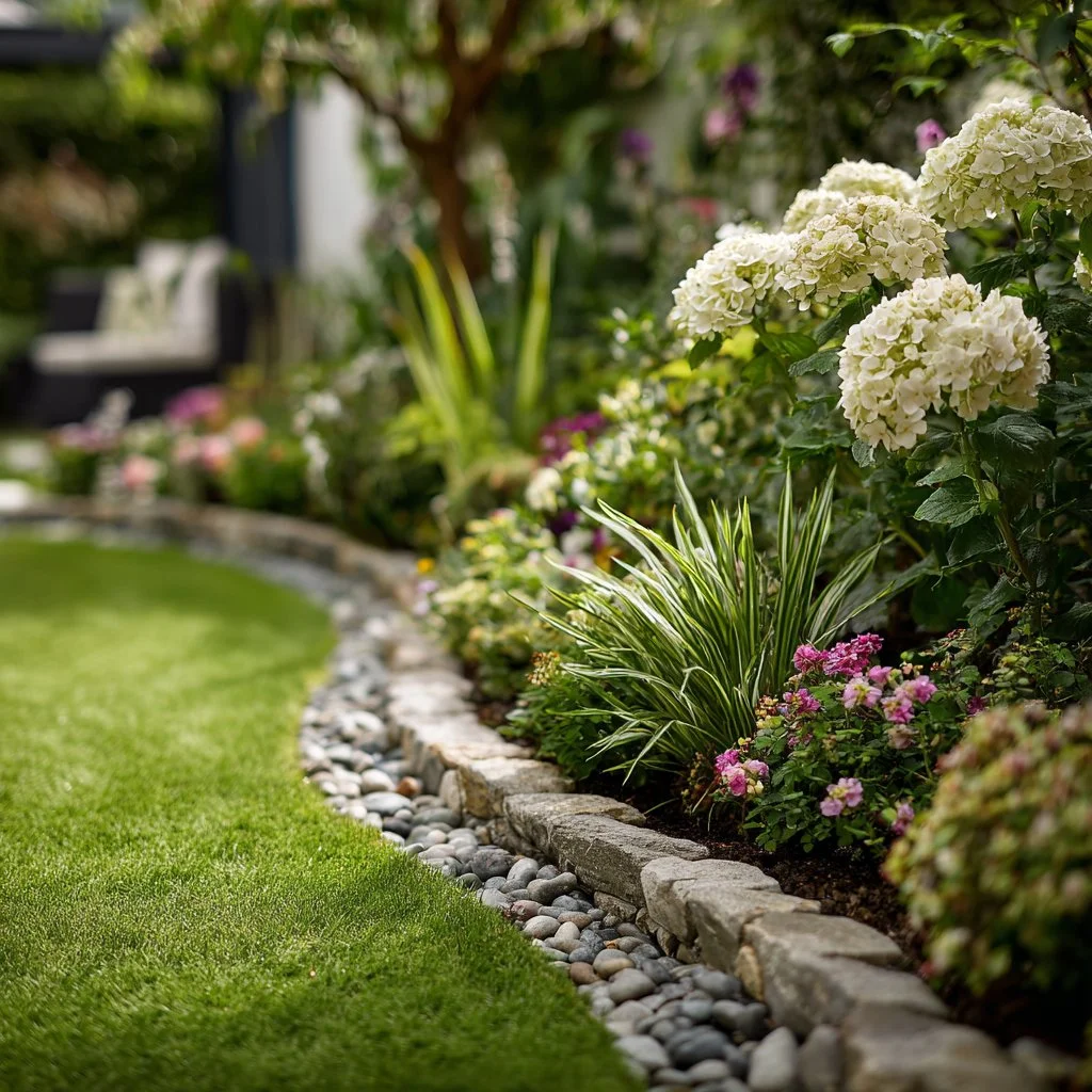 Beautiful examples of garden edging ideas to enhance landscaping