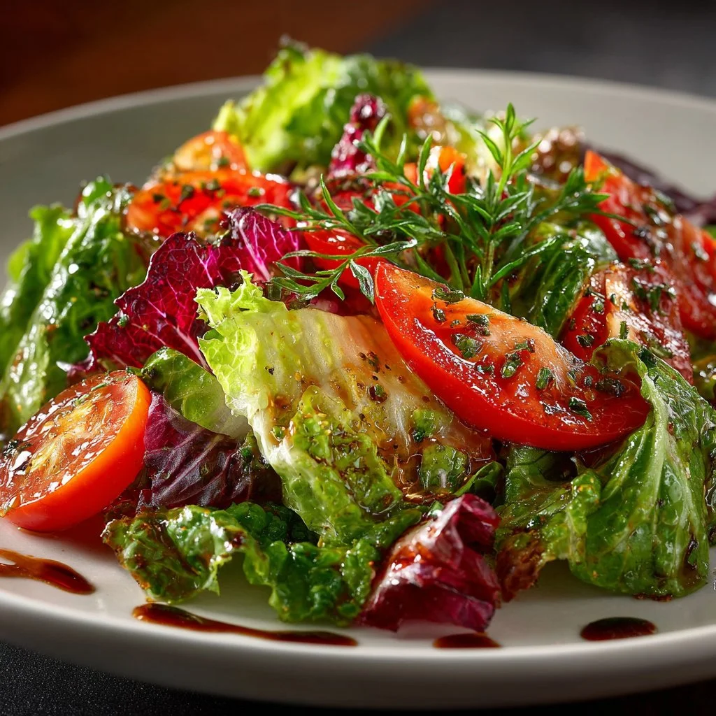 Viral Jennifer Aniston Salad recipe with fresh ingredients and vibrant presentation.