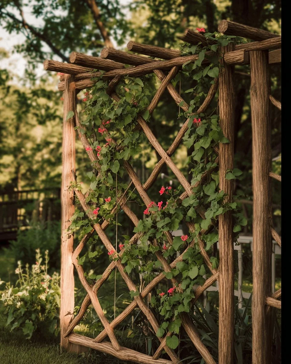 10 Innovative DIY Garden Trellis Ideas