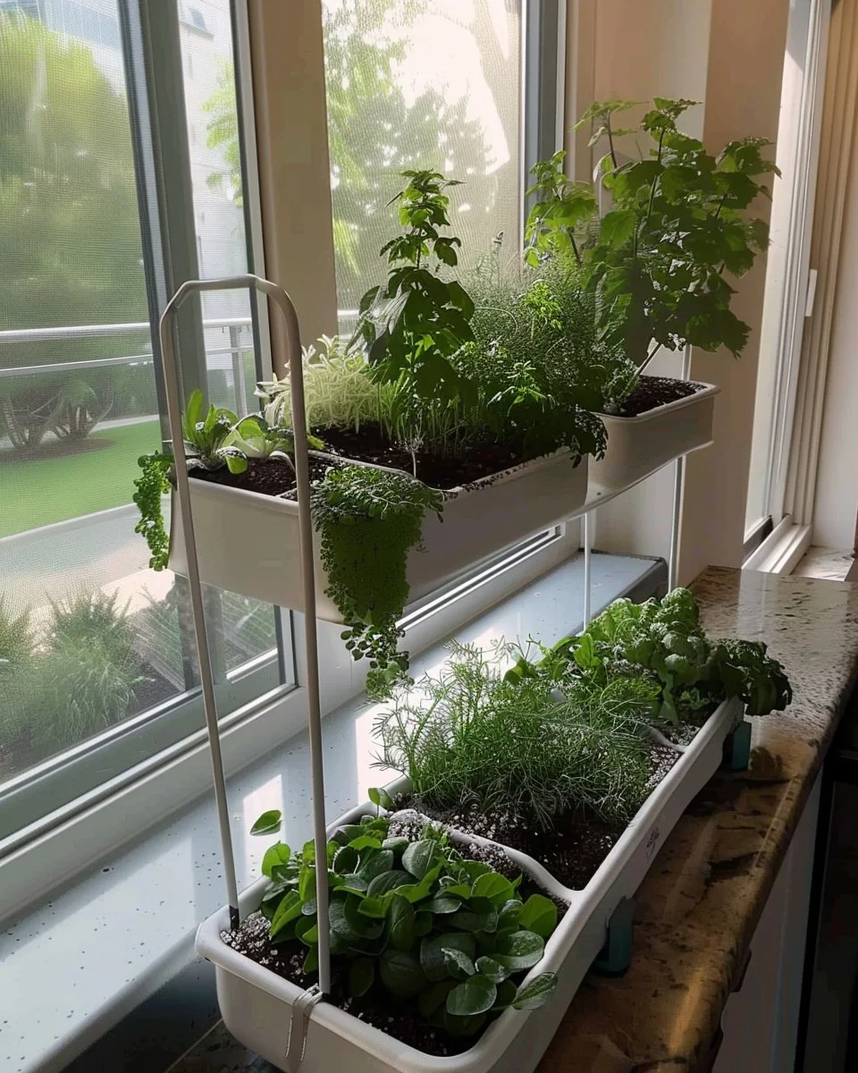Indoor mini herb garden ideas for fresh flavors at home.