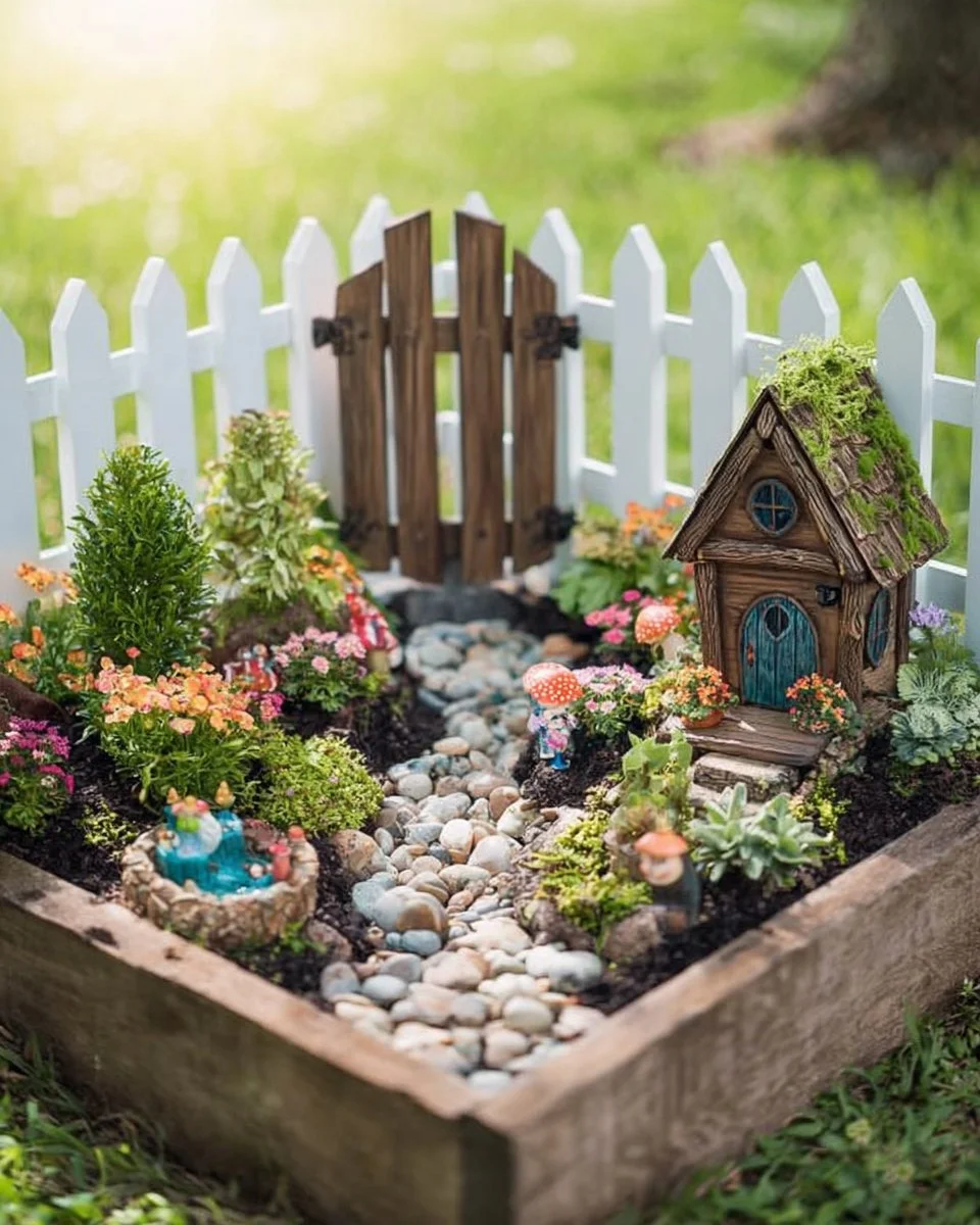 DIY Outdoor Fairy Garden Ideas -  Easy Garden Magic