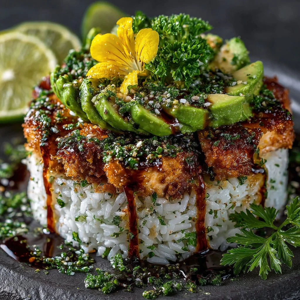 How I Made the Perfect Honey Lime Chicken & Avocado Rice Stack for Dinner Tonight